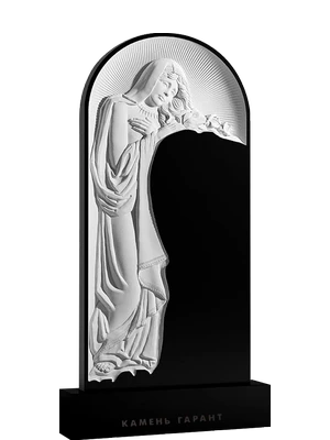 Памятник на могилу с женской статуей 